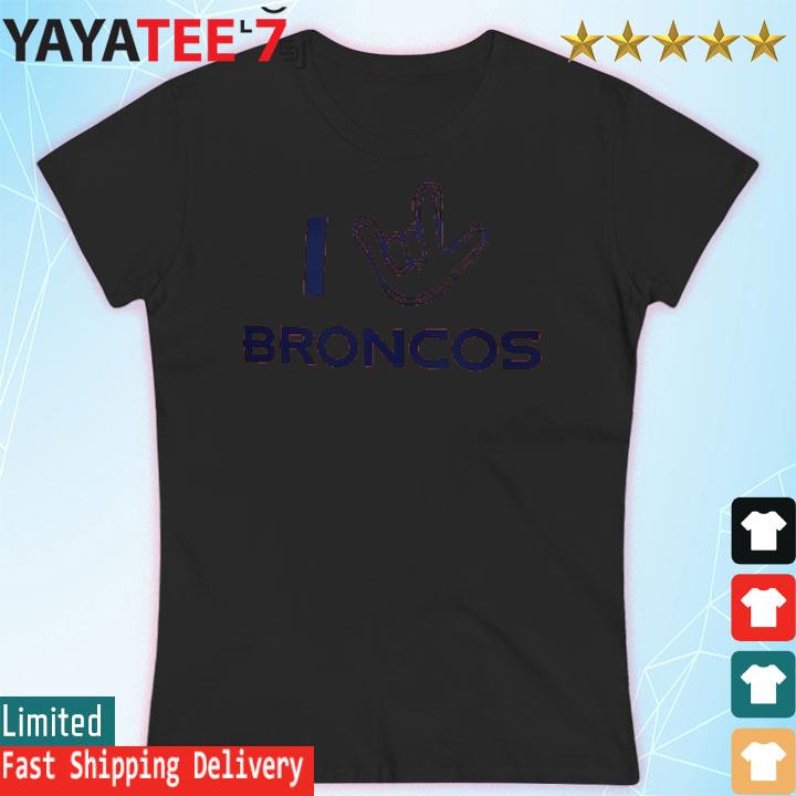 Unisex Homage Orange Denver Broncos The NFL ASL Collection by Love Sign Tri-Blend T-Shirt Size: Medium