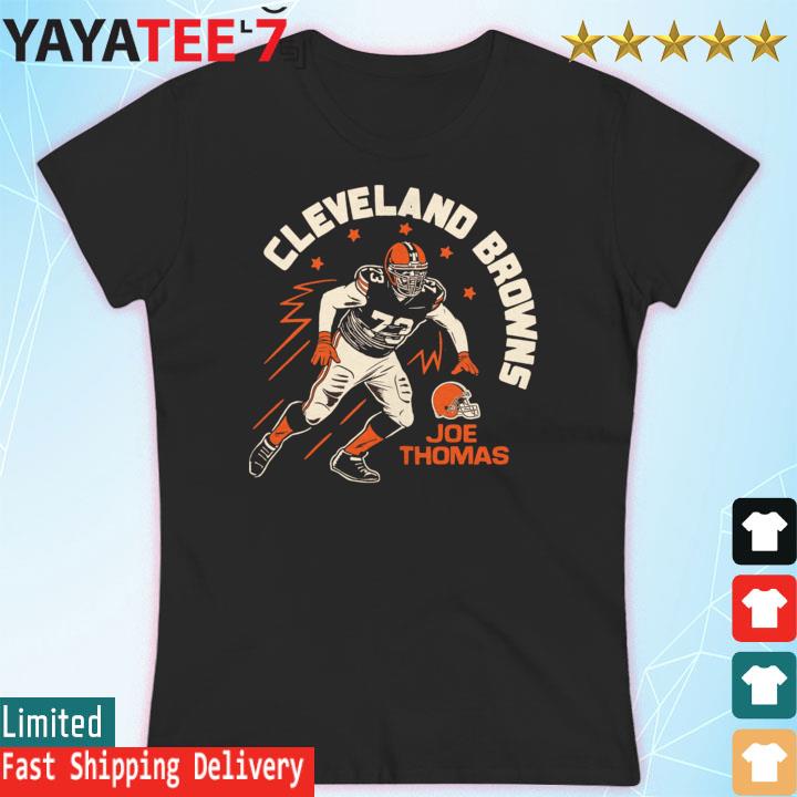 Joe Thomas Cleveland Browns Homage Retired Player Caricature Shirt