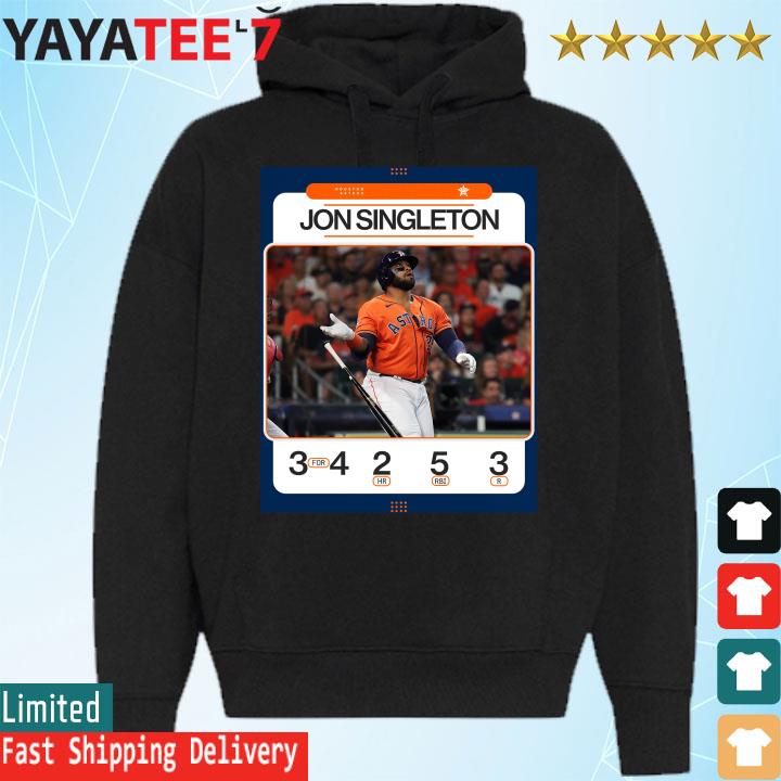 Jon Singleton Houston Astros 3 for 4 hr 5 rbi 3r t shirt, hoodie