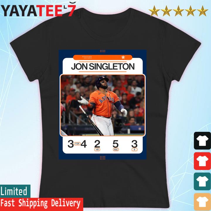 Jon Singleton Houston Astros 3 for 4 2 hr 5 rbi 3r shirt, hoodie