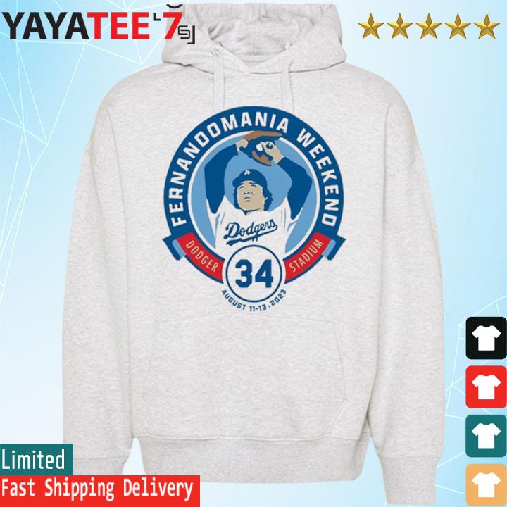 Official fernandomania weekend dodger stadium 34 los angeles Dodgers shirt,  hoodie, sweatshirt for men and women