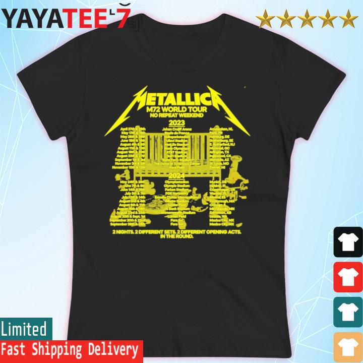 Tour 20232024 Metallica M72 T-shirt Metallica Shirt 