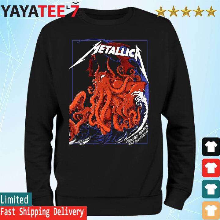 Metallica August 4 & 6, 2023 MetLife Stadium East Rutherford, NJ Tour  shirt, hoodie, sweater, long sleeve and tank top