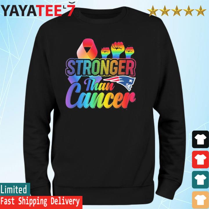 New England Patriots Stronger Than Cancer Nfl 2023 Shirt, hoodie