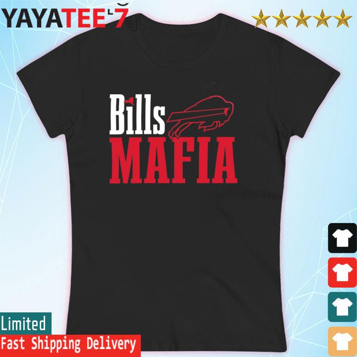 Official New era Buffalo Bills stacked Bills mafia wordmark T-shirt, hoodie,  tank top, sweater and long sleeve t-shirt