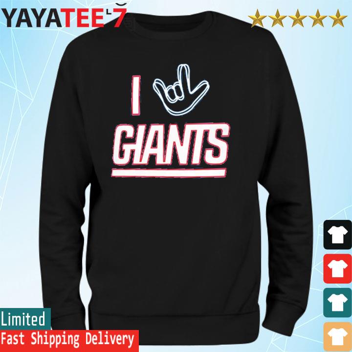 New York Giants The NFL ASL Collection By Love Sign Tri-Blend