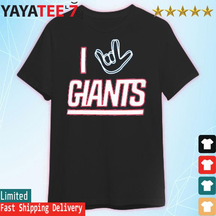 New York Giants The NFL ASL Collection By Love Sign Tri-Blend