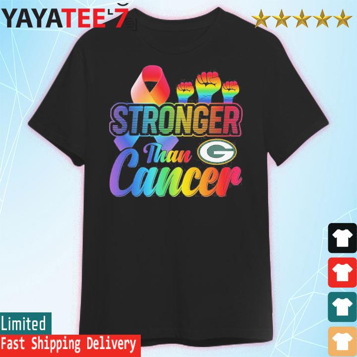 Green Bay Packers Stronger Than Cancer Shirt