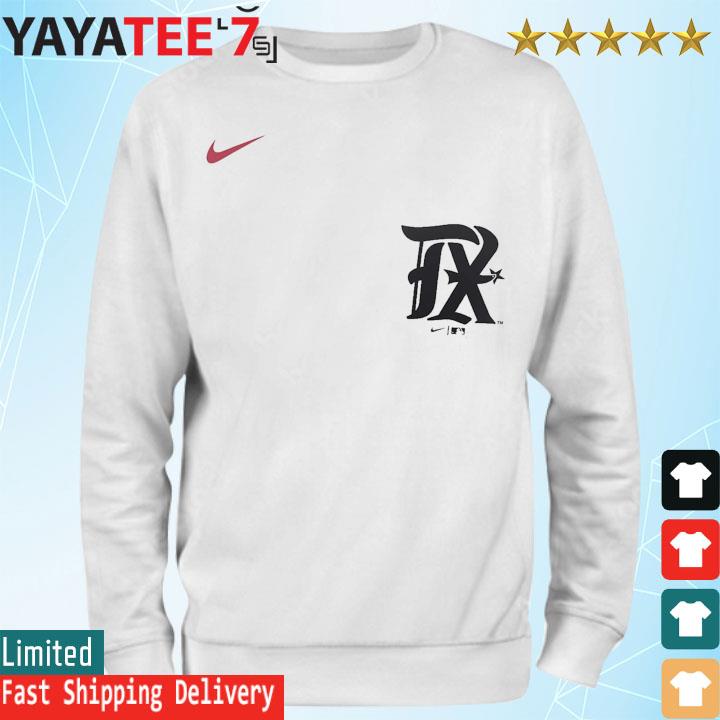 Texas Rangers Nike Wordmark T-Shirt - Mens