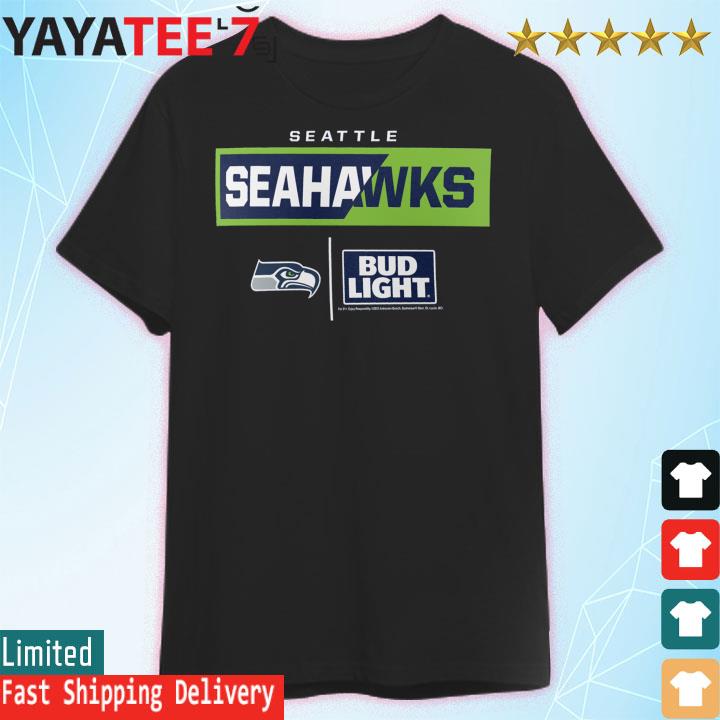 Official seattle Seahawks NFL Bud Light shirt, hoodie, sweater, long sleeve  and tank top