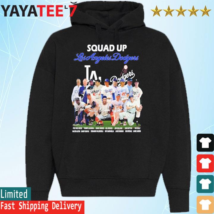 Official squad up Dodgers mlb team T-shirt, hoodie, sweater, long