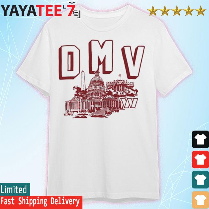 Official washington commanders dmv T-shirt, hoodie, sweater, long sleeve  and tank top