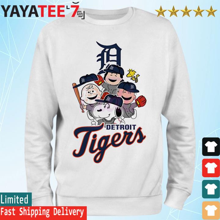 Peanuts MLB Detroit Tigers Snoopy and friends funny shirt, hoodie