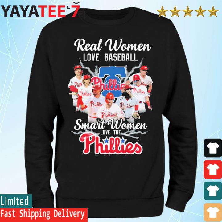 Philadelphia Phillies Real Women Love Baseball 2023 Signature Shirt,  hoodie, sweater, long sleeve and tank top