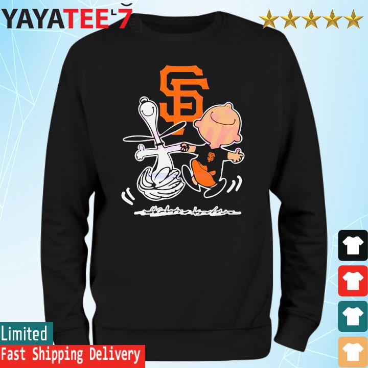 Snoopy Charlie Brown San Francisco Giants Baseball 2023 Shirt