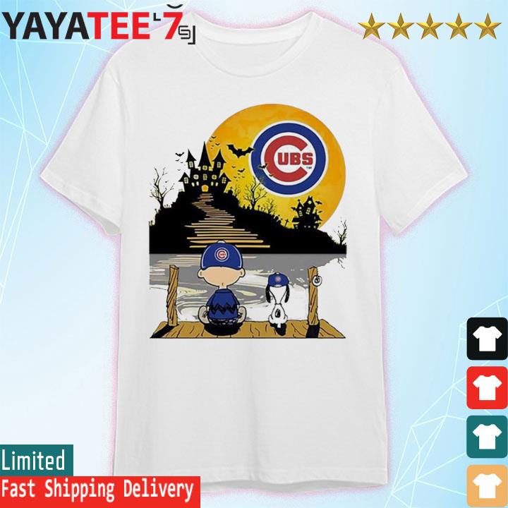 Peanuts Charlie Brown And Snoopy Playing Baseball Chicago Cubs T-Shirt -  TeeNavi