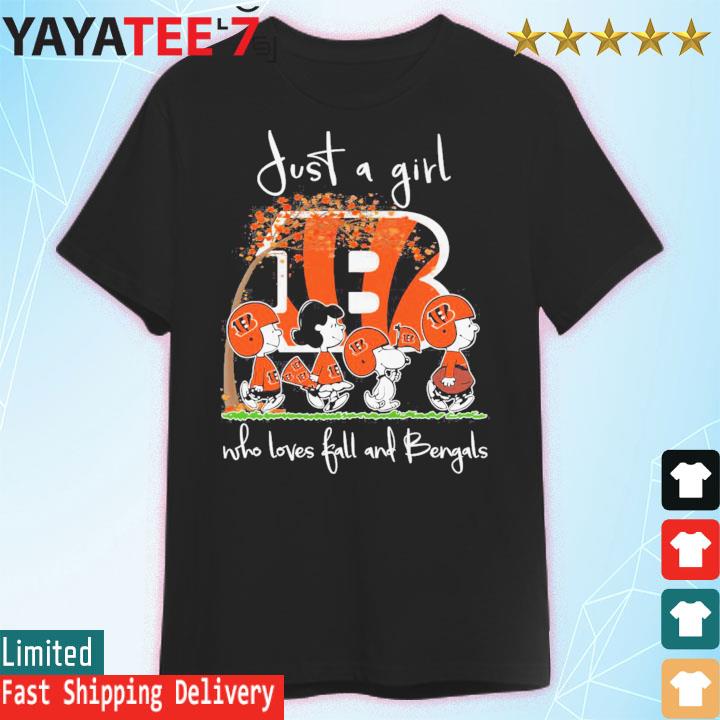 Just A Girl Who Love Fall And Cincinnati Bengals Shirt, hoodie