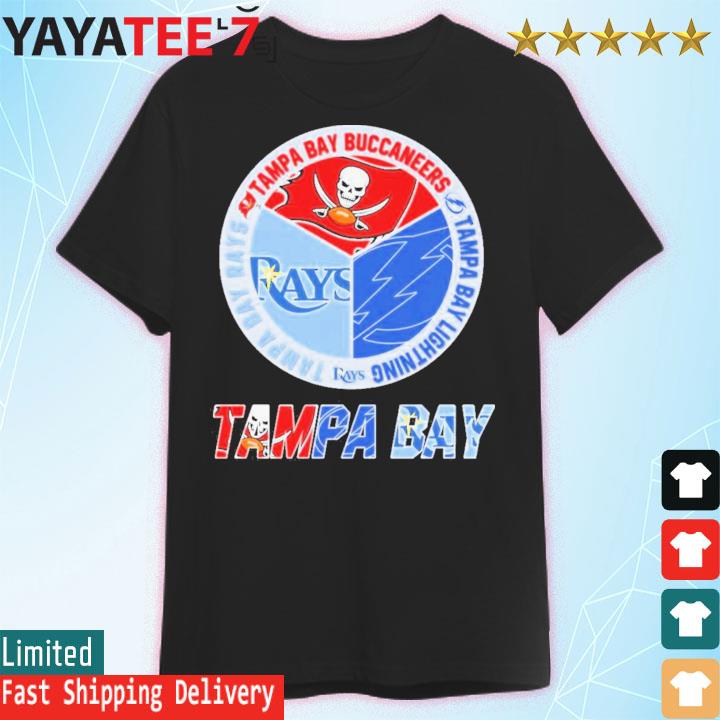 NEW Tampa Bay Buccaneers Tampa Bay Lightning Tampa Bay Rays Unisex T-Shirt