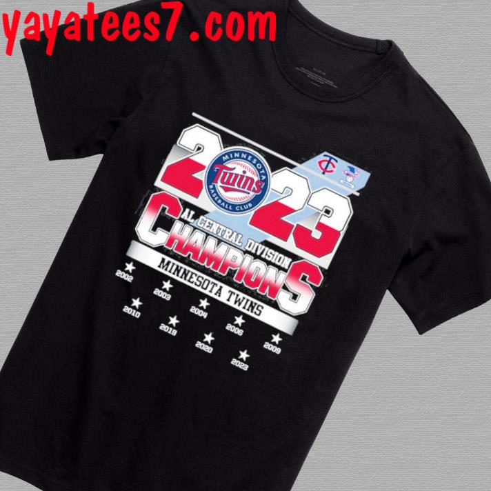 Original 2023 Al Central Division Champions Minnesota Twins shirt