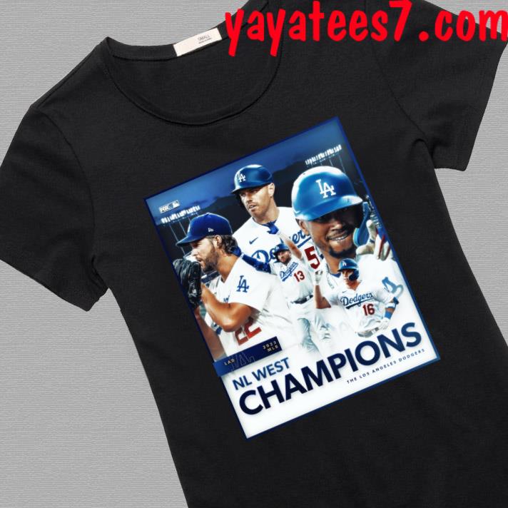 2023 Mlb Nl West Champions The Los Angeles Dodgers Poster Shirt