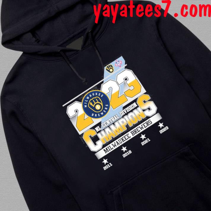 Nl Central Division Champions Milwaukee Brewers 2011 2018 2021 2023 T-shirt,Sweater,  Hoodie, And Long Sleeved, Ladies, Tank Top