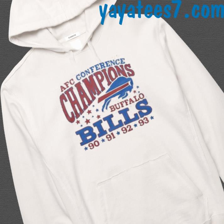 Buffalo Bills 4 Time AFC Cibference Champions 90 91 92 93 T-Shirts, hoodie,  sweater, long sleeve and tank top