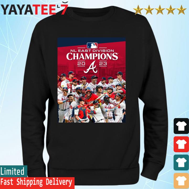 Congratulations Atlanta Braves Champs 2023 NL East Division Champions  Poster Canvas - Roostershirt