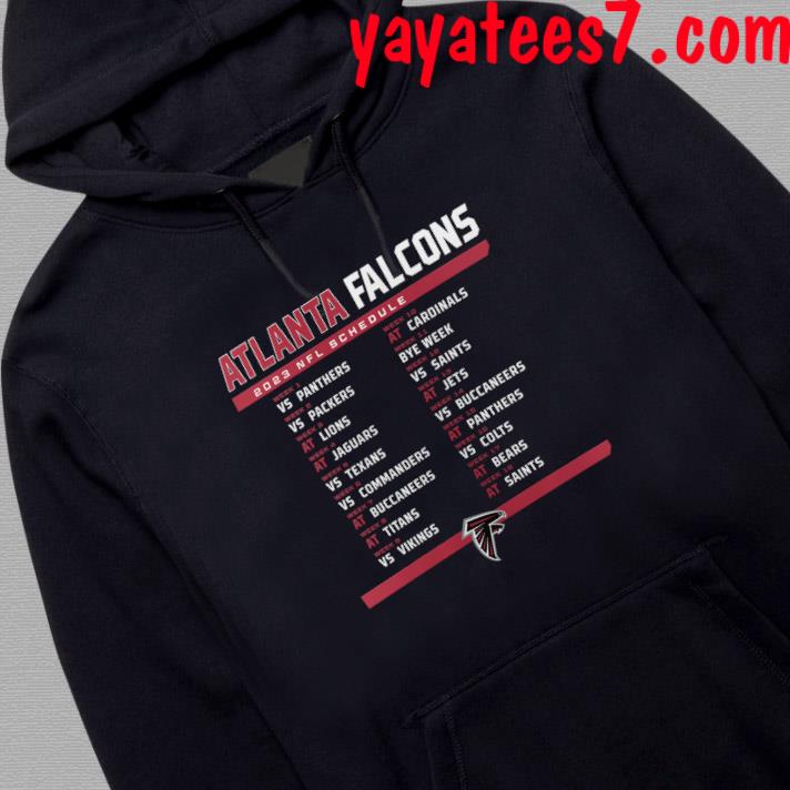 Atlanta falcons 2023 schedule preseason home away T-shirt, hoodie, sweater,  long sleeve and tank top