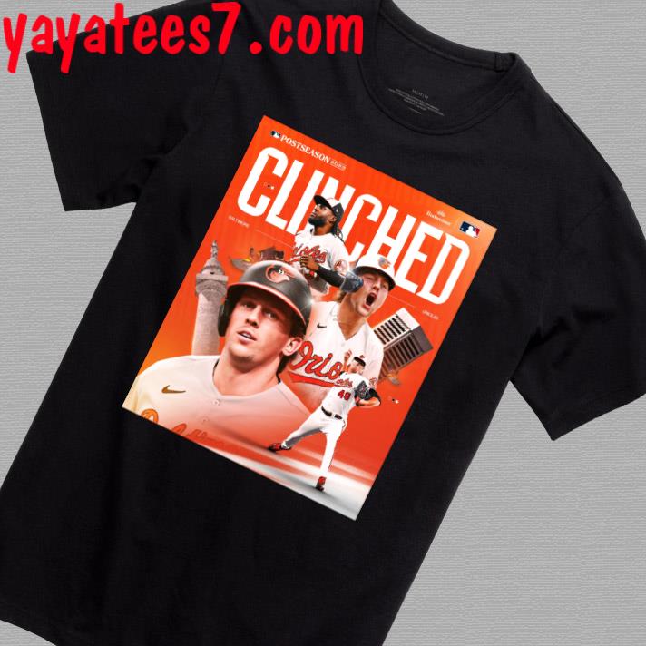 Nice baltimore Orioles postseason 2023 Playoff Clinched shirt