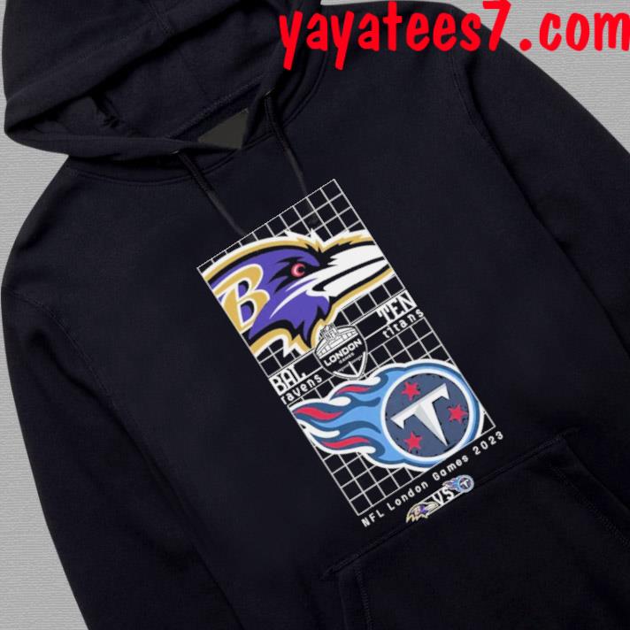 Official baltimore ravens 2023 london ht2 graphic t-shirt, hoodie, sweater,  long sleeve and tank top