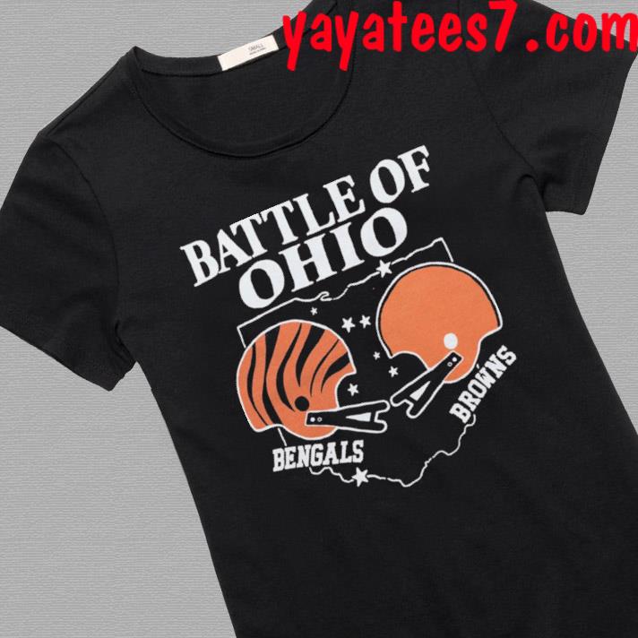 Battle Of Ohio Cincinnati Bengals and Cleveland Browns shirt