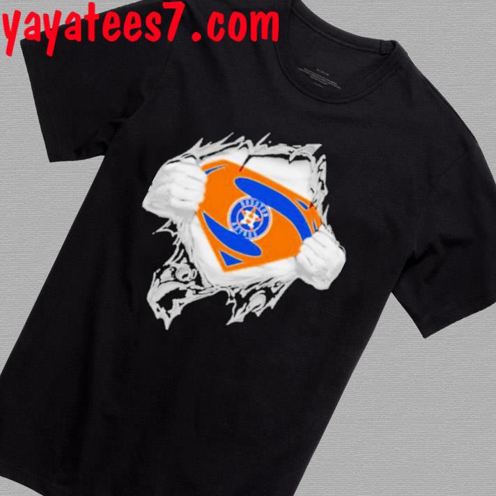 Blood Inside Me Houston Astros Superman Shirt - Peanutstee