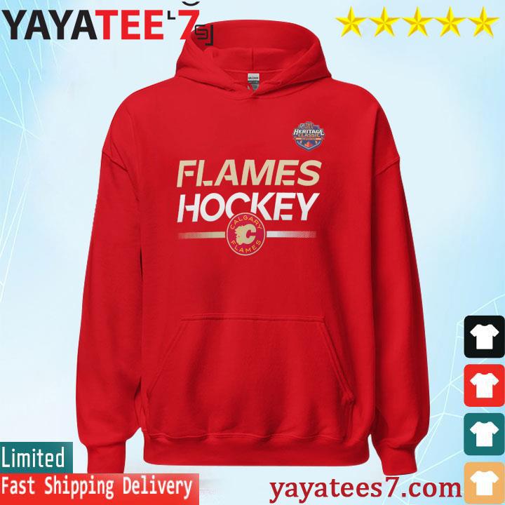 Vintage NHL Calgary Flames Graphic Red T-Shirt