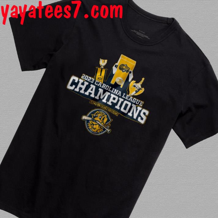 Charleston RiverDogs 2023 Carolina League Back to Back to Back Champions Shirt