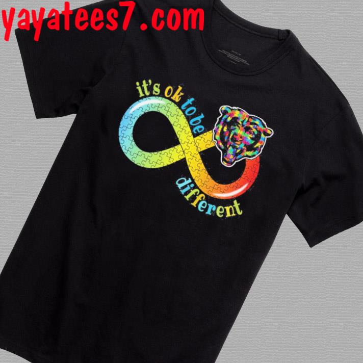 Chicago Bears It’s Ok To Be Different Autism Infinity Shirt