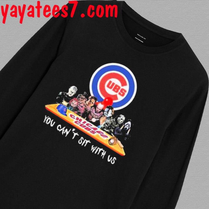 Funny Horror Character Chicago Cubs shirt, hoodie, sweater and long sleeve