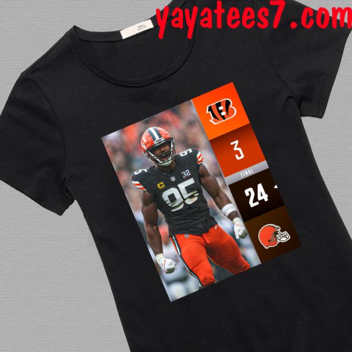 Cleveland Browns 24 3 Cincinnati Bengals 10 September 2023 Nfl Game Final  Score Shirt, hoodie, sweater, long sleeve and tank top