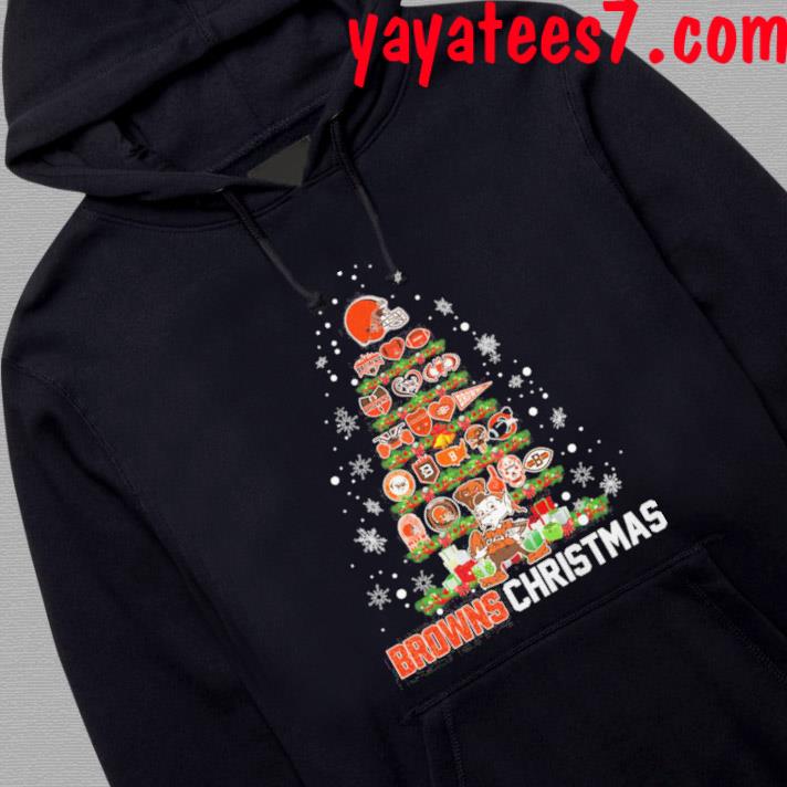 Official cleveland Browns Christmas Logo 2023 Shirt, hoodie, sweater, long  sleeve and tank top