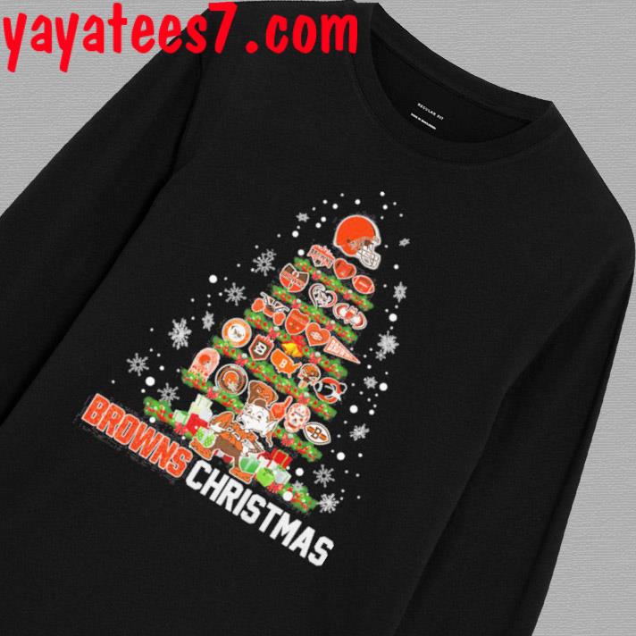 Jack skellington halloween Cleveland browns fan shirt, hoodie, sweater,  long sleeve and tank top