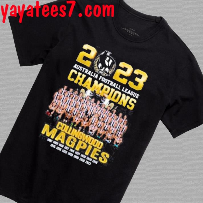 2023 Australia Football League Champions Collingwood Magpies Unisex T-shirt