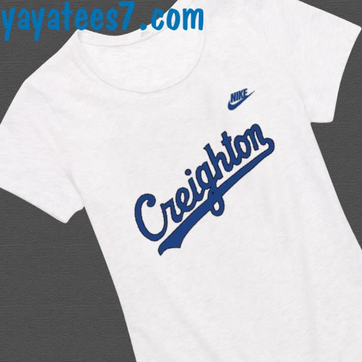 Men's Nike White Creighton Bluejays Throwback Wordmark T-Shirt