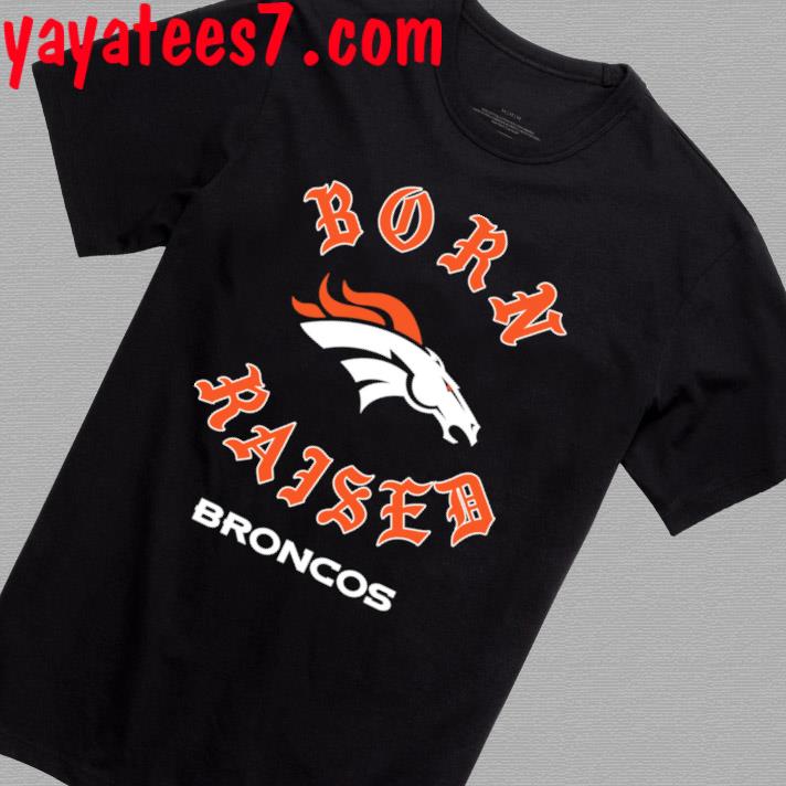 Unisex Denver Broncos Born x Raised Orange Pullover Hoodie