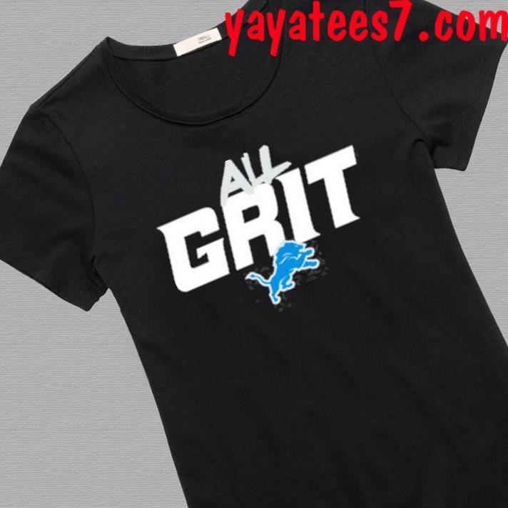 Official All grit lions detroit funny T-shirt, hoodie, tank top