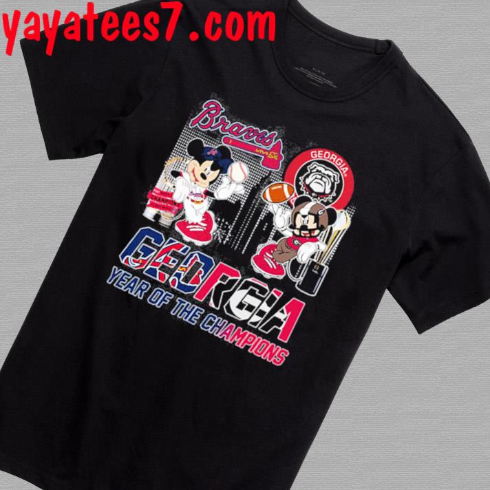 Georgia Bulldogs and atlanta braves year of the champions shirt, hoodie,  sweater, long sleeve and tank top