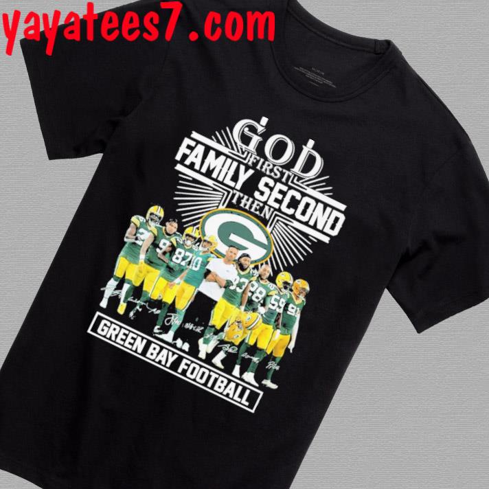 Custom Name And Number Green Bay Packers God First Family Second