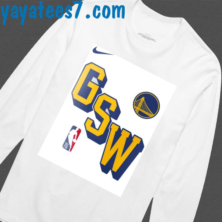 Golden State Warriors Courtside Men's Nike NBA Long-Sleeve T-Shirt