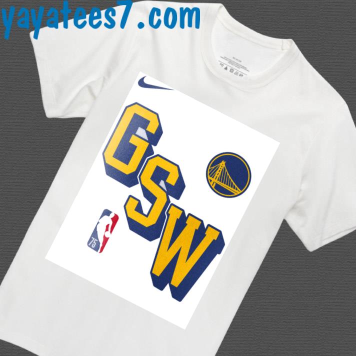 Golden State Warriors Courtside Performance Block T-Shirt