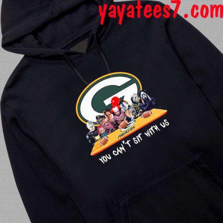 Green Bay Packers Shirt Horror Movie Characters Halloween Hoodie