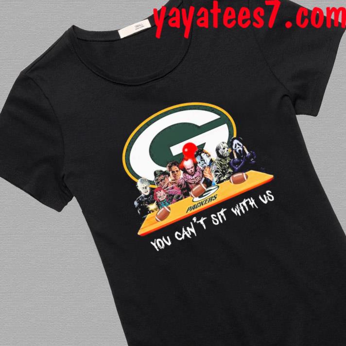 Green Bay Packers Shirt Horror Movie Characters Halloween Hoodie