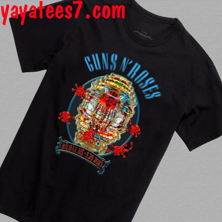 Gun N' Roses Sept 20, 2023 Biloxi, MS, Mississippi Coast Coliseum Show Official Shirt